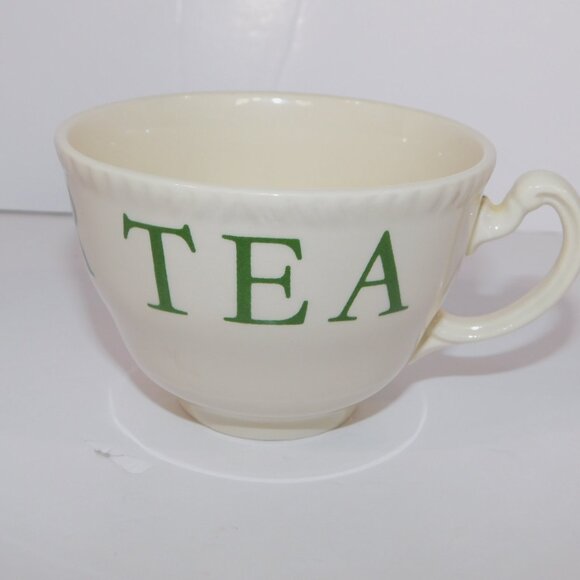 Set 4 Wood & Sons The Kitchen Garden Green Tools Down Time for Tea Teacup Saucer - Picture 7 of 10